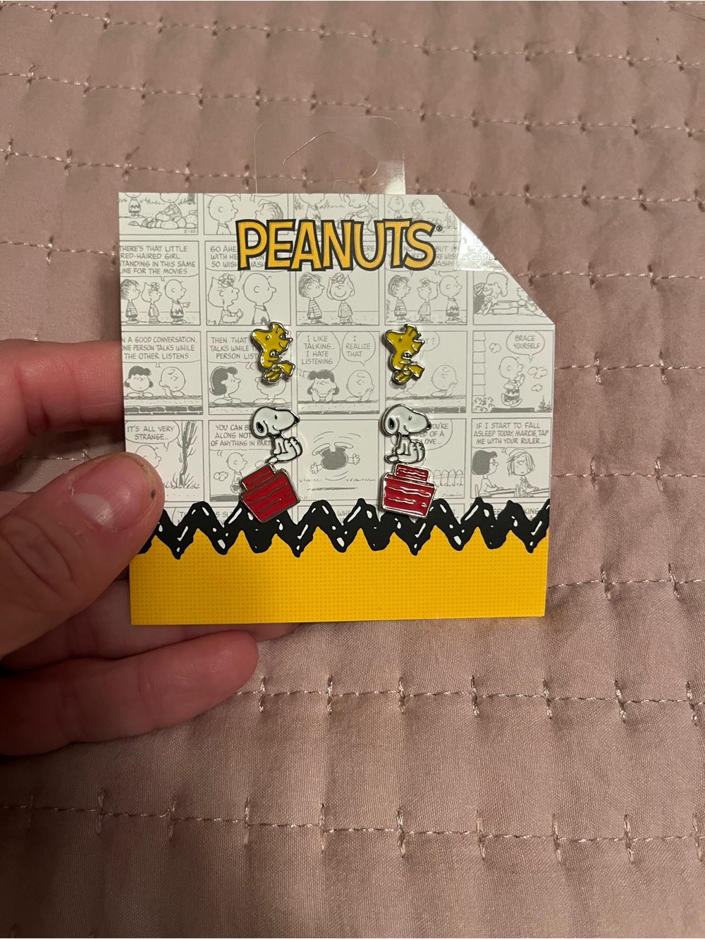 Peanuts earrings